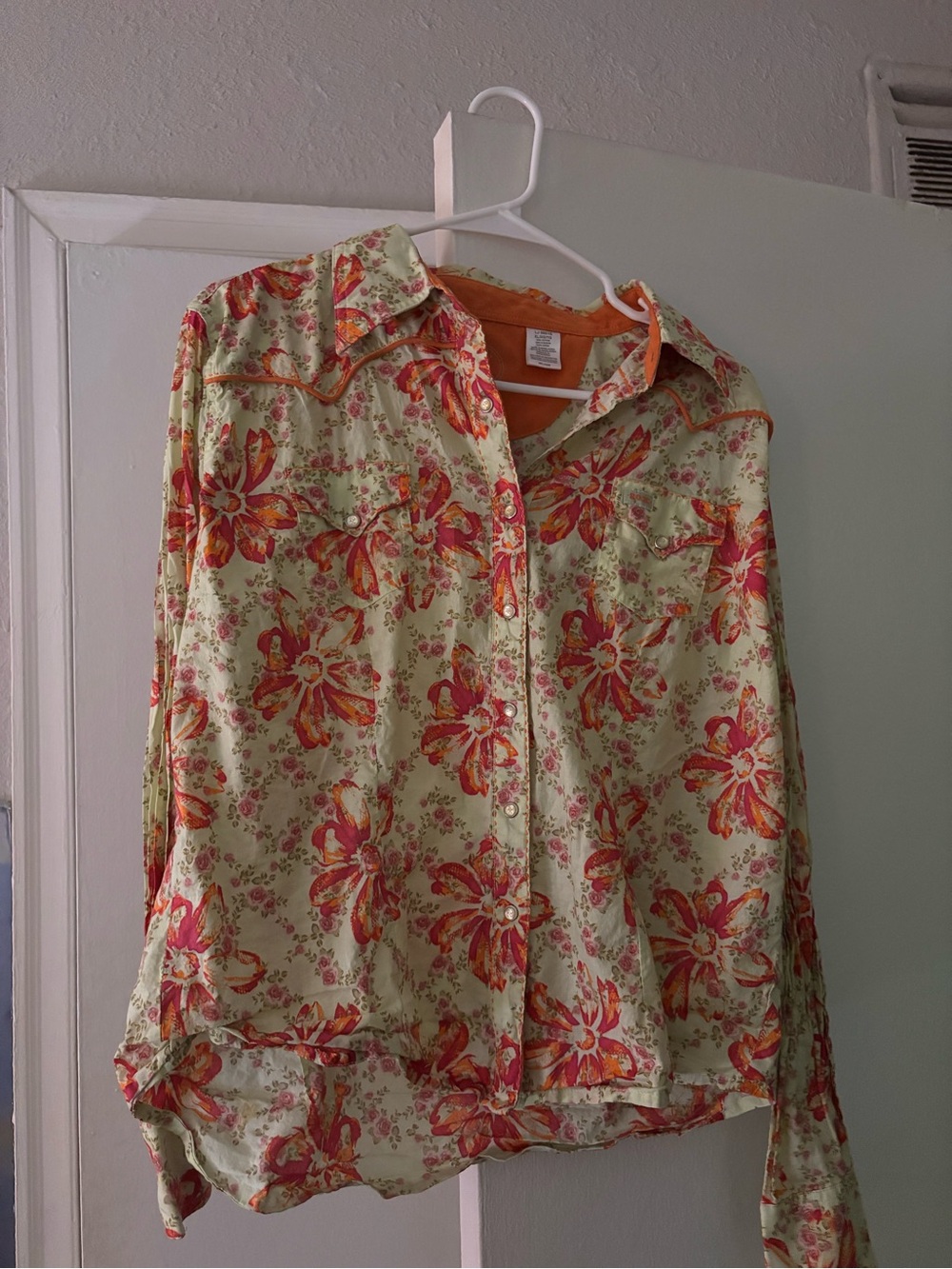 Vintage Wrangler 20X Snap button shirt
